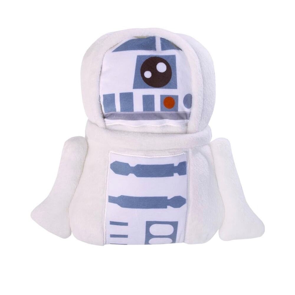 Star Wars The Mandalorian R2-D2 Character Shaped Plush Toddler Blanket. 30x40